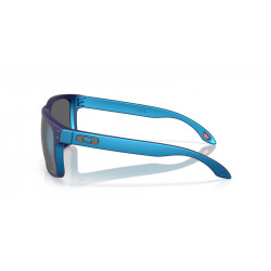 Lunettes de soleil OAKLEY Holbrook XL Matte Cyan/Blue Colorshift - Verres Prizm Black Polarized | Dr Rider