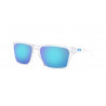 Lunettes de soleil OAKLEY Sylas - verres Prizm Sapphire, monture Polished Clear | Dr Rider
