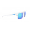 Lunettes de soleil OAKLEY Sylas - verres Prizm Sapphire, monture Polished Clear | Dr Rider