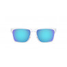 Lunettes de soleil OAKLEY Sylas - verres Prizm Sapphire, monture Polished Clear | Dr Rider