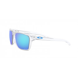 Lunettes de soleil OAKLEY Sylas - verres Prizm Sapphire, monture Polished Clear | Dr Rider