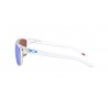 Lunettes de soleil OAKLEY Sylas - verres Prizm Sapphire, monture Polished Clear | Dr Rider