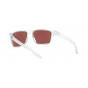 Lunettes de soleil OAKLEY Sylas - verres Prizm Sapphire, monture Polished Clear | Dr Rider