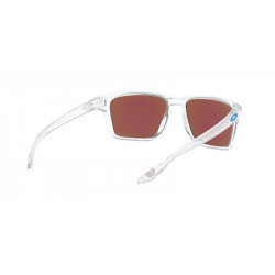 Lunettes de soleil OAKLEY Sylas - verres Prizm Sapphire, monture Polished Clear | Dr Rider