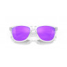 Lunettes de soleil OAKLEY Frogskins - verres Prizm Violet, monture Polished  Clear | Dr Rider