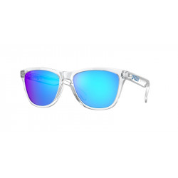Lunettes de soleil OAKLEY Frogskins - verres Prizm Sapphire, monture Crystal Clear | Dr Rider