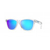 Lunettes de soleil OAKLEY Frogskins - verres Prizm Sapphire, monture Crystal Clear | Dr Rider