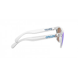 Lunettes de soleil OAKLEY Frogskins - verres Prizm Sapphire, monture Crystal Clear | Dr Rider