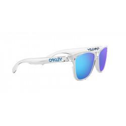 Lunettes de soleil OAKLEY Frogskins - verres Prizm Sapphire, monture Crystal Clear | Dr Rider