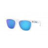 Lunettes de soleil OAKLEY Frogskins - verres Prizm Sapphire, monture Crystal Clear | Dr Rider