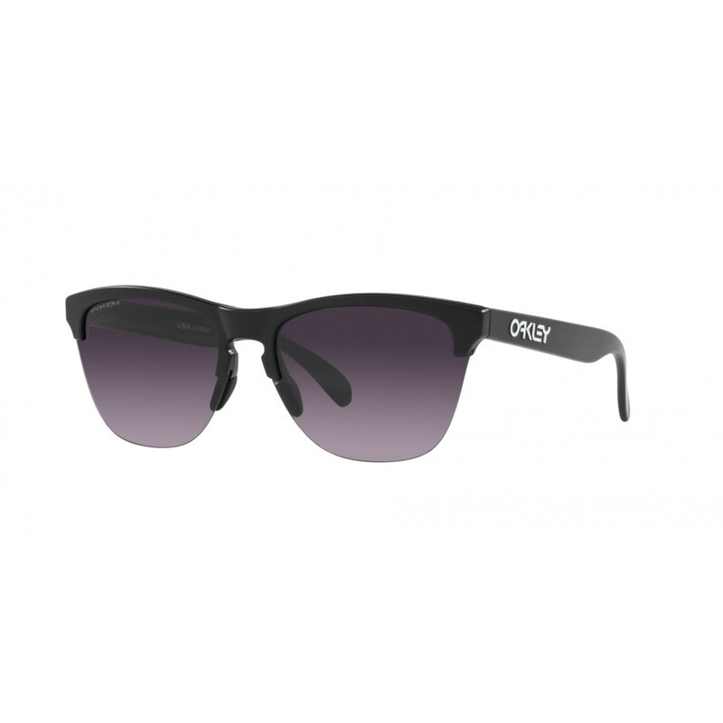 Lunettes de soleil OAKLEY Frogskins Lite Verres Prizm Grey Gradient - Monture Matte Black | Dr Rider