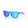 Lunettes de soleil OAKLEY Frogskins™ Hybrid Fabio Quartararo Signature Series Matte Acid Blue - verres Prizm Sapphire | Dr Rider