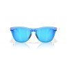 Lunettes de soleil OAKLEY Frogskins™ Hybrid Fabio Quartararo Signature Series Matte Acid Blue - verres Prizm Sapphire | Dr Rider