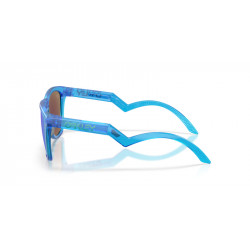 Lunettes de soleil OAKLEY Frogskins™ Hybrid Fabio Quartararo Signature Series Matte Acid Blue - verres Prizm Sapphire | Dr Rider