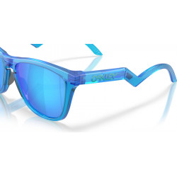Lunettes de soleil OAKLEY Frogskins™ Hybrid Fabio Quartararo Signature Series Matte Acid Blue - verres Prizm Sapphire | Dr Rider
