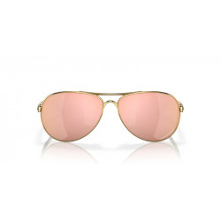 Lunettes de soleil OAKLEY Feedback Polished Gold - verres Prizm rose gold polarized | Dr Rider