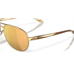 Lunettes de soleil OAKLEY Feedback Polished Gold - verres Prizm rose gold polarized | Dr Rider