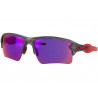 Lunettes de soleil OAKLEY Flak 2.0 XL Matte Grey Smoke - verres Prizm Road | Dr Rider