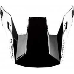 Visière FLY RACING Rayce vélo - noir/blanc/gris - Dr Rider
