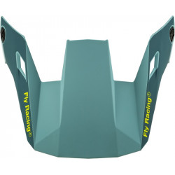 Visière FLY RACING Rayce vélo - Matte Blue Stone/Hi-Vis - Dr Rider