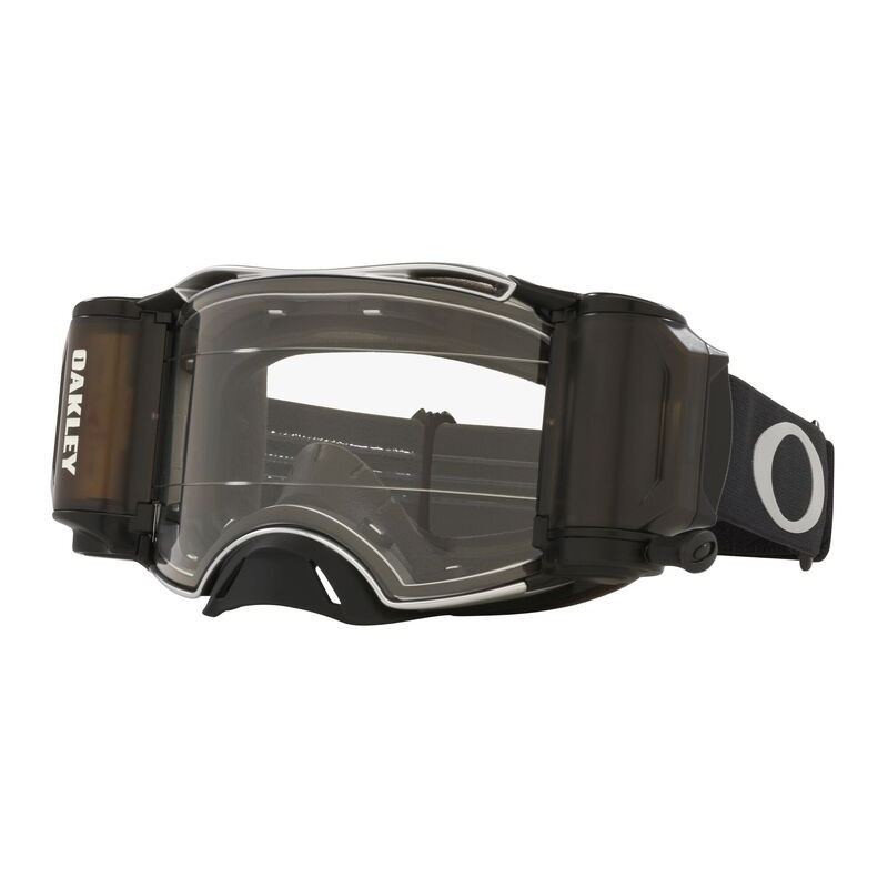 Masque OAKLEY Airbrake MX - Tuff Blocks Black Gunmetal écran Race-Ready Roll-Off clair | Dr Rider