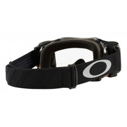 Masque OAKLEY Airbrake MX - Tuff Blocks Black Gunmetal écran Race-Ready Roll-Off clair | Dr Rider