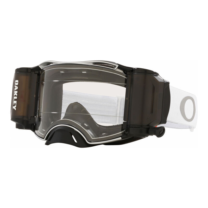 Masque OAKLEY Airbrake MX - Tuff Blocks White écran Race-Ready Roll-Off clair | Dr Rider