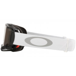 Masque OAKLEY Airbrake MX - Tuff Blocks White écran Race-Ready Roll-Off clair | Dr Rider