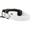 Masque OAKLEY Airbrake MX - Tuff Blocks White écran Race-Ready Roll-Off clair | Dr Rider