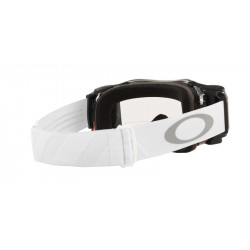 Masque OAKLEY Airbrake MX - Tuff Blocks White écran Race-Ready Roll-Off clair | Dr Rider