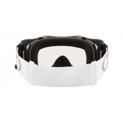 Masque OAKLEY Airbrake MX - Tuff Blocks White écran Race-Ready Roll-Off clair | Dr Rider