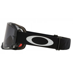 Masque OAKLEY Airbrake MX - Tuff Blocks Black Gunmetal écran Dark Grey | Dr Rider