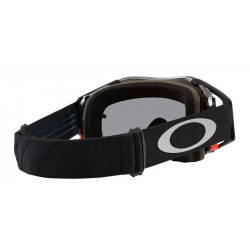Masque OAKLEY Airbrake MX - Tuff Blocks Black Gunmetal écran Dark Grey | Dr Rider