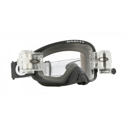 Masque OAKLEY O Frame 2.0 Pro MX Race-Ready Roll-Off Matte Black écran clair | Dr Rider