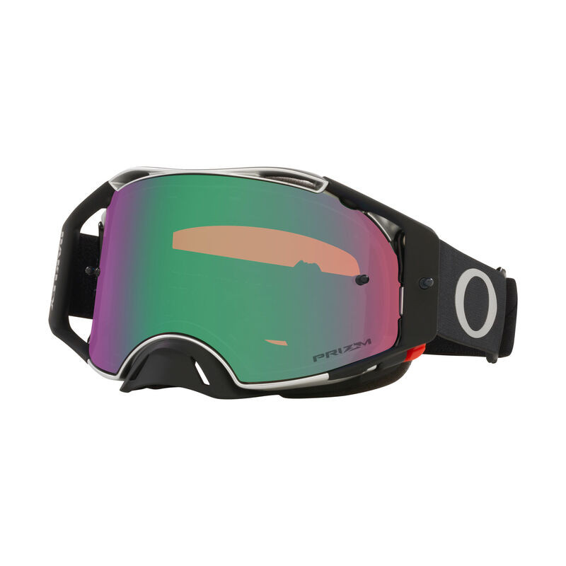 Masque OAKLEY Airbrake MX - Tuff Blocks Black Gunmetal écran Prizm MX Jade | Dr Rider