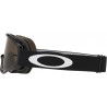 Masque OAKLEY XS O Frame MX Sand Jet Black écran Dark Grey + transparent | Dr Rider