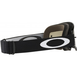 Masque OAKLEY XS O Frame MX Sand Jet Black écran Dark Grey + transparent | Dr Rider