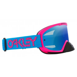 Masque OAKLEY O Frame 2.0 Pro MX - Blue Crackle écran Black Ice Iridium | Dr Rider