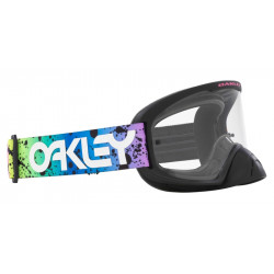 Masque OAKLEY O Frame 2.0 Pro MX - Black Splatter écran clair | Dr Rider