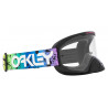 Masque OAKLEY O Frame 2.0 Pro MX - Black Splatter écran clair | Dr Rider
