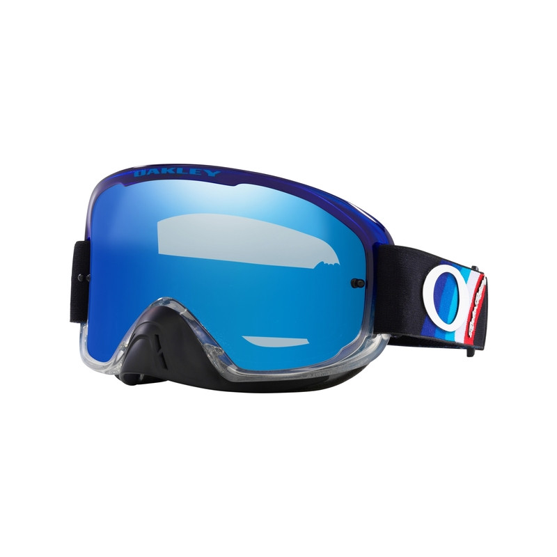 Masque OAKLEY O Frame 2.0 Pro MX - TLD Black Stripes écran Black Ice Iridium | Dr Rider
