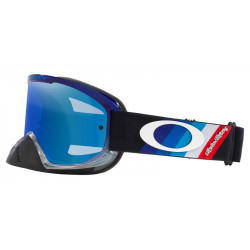 Masque OAKLEY O Frame 2.0 Pro MX - TLD Black Stripes écran Black Ice Iridium | Dr Rider