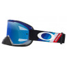Masque OAKLEY O Frame 2.0 Pro MX - TLD Black Stripes écran Black Ice Iridium | Dr Rider