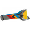 Masque OAKLEY O Frame 2.0 Pro MX - TLD Grey Stripes écran Fire Iridium | Dr Rider