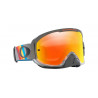 Masque OAKLEY O Frame 2.0 Pro MX - TLD Grey Stripes écran Fire Iridium | Dr Rider