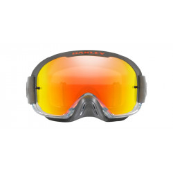 Masque OAKLEY O Frame 2.0 Pro MX - TLD Grey Stripes écran Fire Iridium | Dr Rider