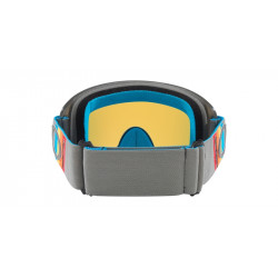 Masque OAKLEY O Frame 2.0 Pro MX - TLD Grey Stripes écran Fire Iridium | Dr Rider