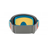 Masque OAKLEY O Frame 2.0 Pro MX - TLD Grey Stripes écran Fire Iridium | Dr Rider