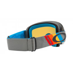 Masque OAKLEY O Frame 2.0 Pro MX - TLD Grey Stripes écran Fire Iridium | Dr Rider