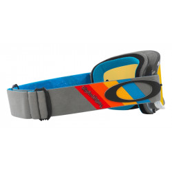 Masque OAKLEY O Frame 2.0 Pro MX - TLD Grey Stripes écran Fire Iridium | Dr Rider